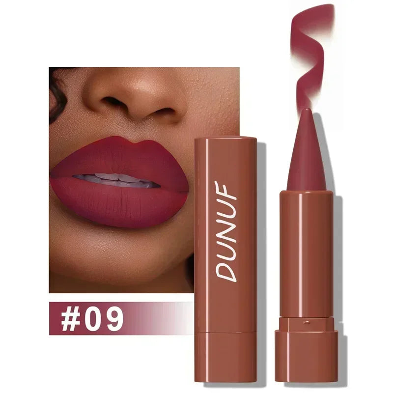 Multicolor Matte Gradient Lip Liner Pen Sexy Velvet Lipstick Lasting