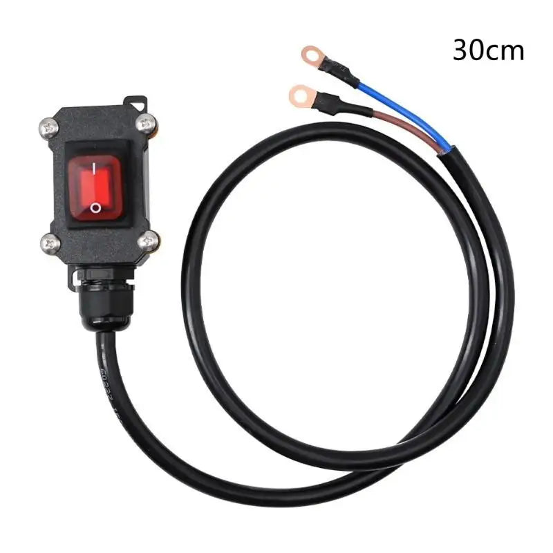 Motorcycle Power Switch Battery Disconnect 12V 24V Waterproof Cut Off Zpaxo 30cm
