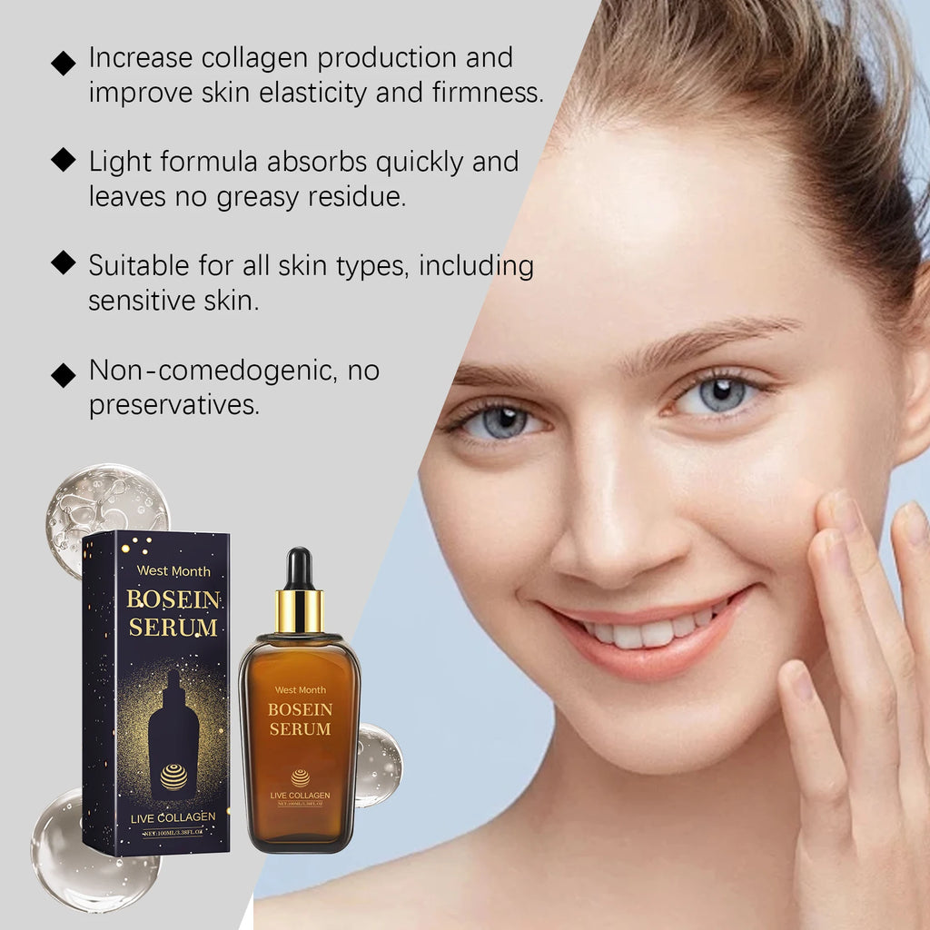 WEST MONTH Bosein Brightening Collagen Face Serum 100ml Brightening Face Serum Zpaxo