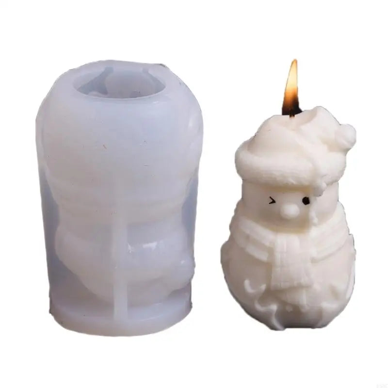 Snowman Silicone Mold Christmas Theme Mould Epoxy Resin Craft