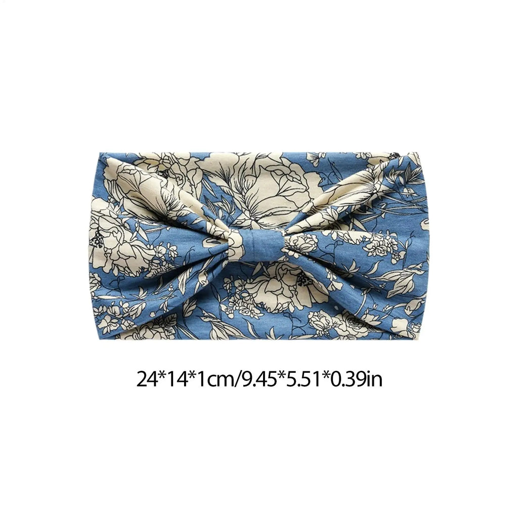 6Pcs Twisted Wide Headbands for Women Large Turban Workout Headband Fashion Yoga Hair Bands Boho Twisted Thick Hair Accessories Zpaxo