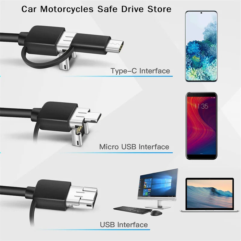 CM5 Sewer Industrial Borescope Piping Endoscopy C Flexible Snake Mini