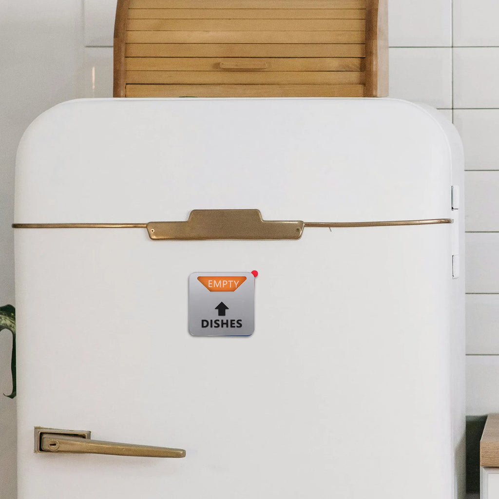 Dishwasher Status Magnet Square Rotating Tag Clean Dirty Sign