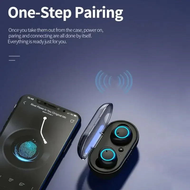 Y50 TWS Wireless Headphones Sport Earphone 5 0 Bluetooth Gaming