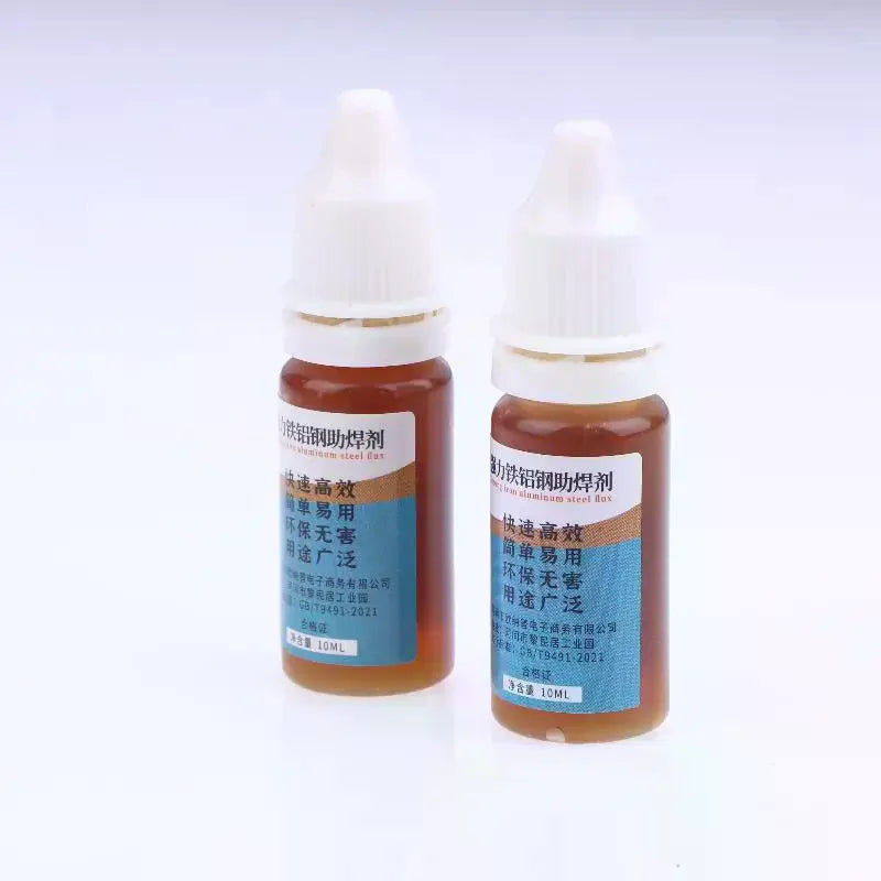 1Pcs Liquid Aluminum Metal Electronics Copper Soldering Flux 10ml Soldering Flux No Water Cleaning 18650 Battery Soldering Zpaxo