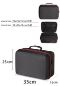 Hard Case DIY Customizable Foam Insert Portable Protective Camera Zpaxo black