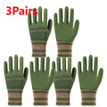 Gardening Gloves Yard Work Garden Gloves Puncture-Resistant Thorn-Proof Waterproof Planting Tool Indoor/Outdoor Protective Zpaxo 3 Pairs
