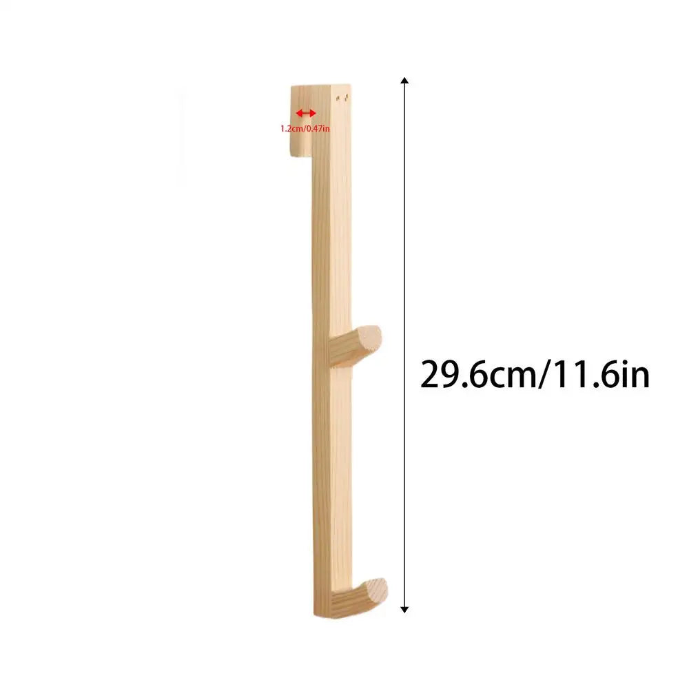 Bathroom Towel Hooks Wooden No Drill Wall Glass Door Shower Holder Zpaxo B China Mainland