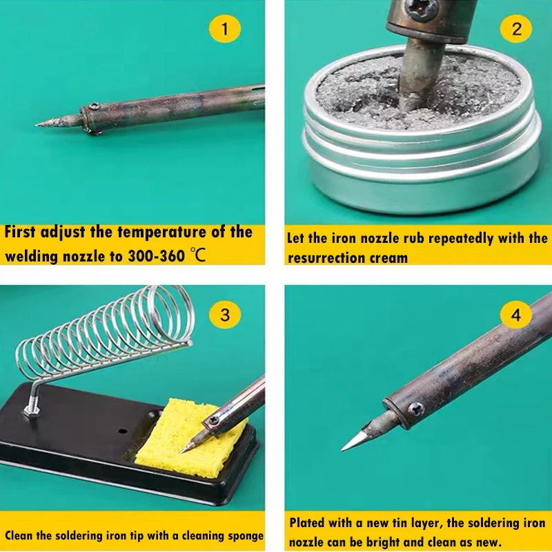 Soldering Iron Head Resurrection Paste Tip Refresher Solder Cream