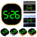 Mini LED Digital Stick-On Car Dashboard Clock | Auto Accessory Car Dashboard Clock Zpaxo 4PCS