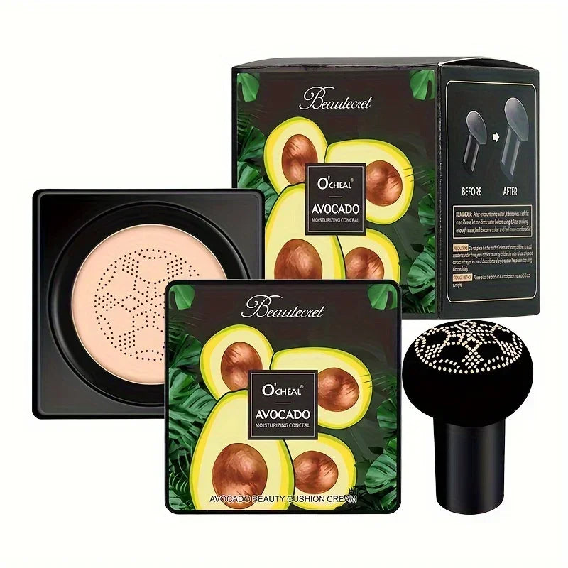 Avocado Mushroom Head Air Cushion CC Cream Moisturizing Long Lasting