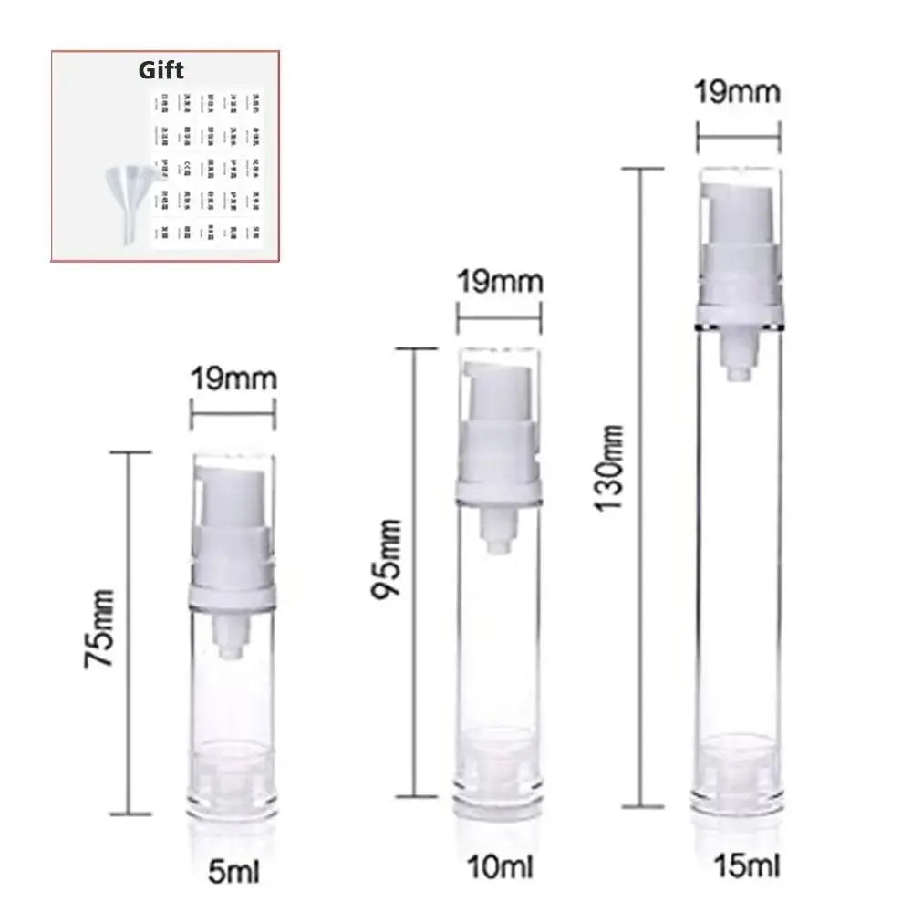 3 5- Travel Refillable Bottle Clear Empty Lotion Sprayer Storage Box Zpaxo