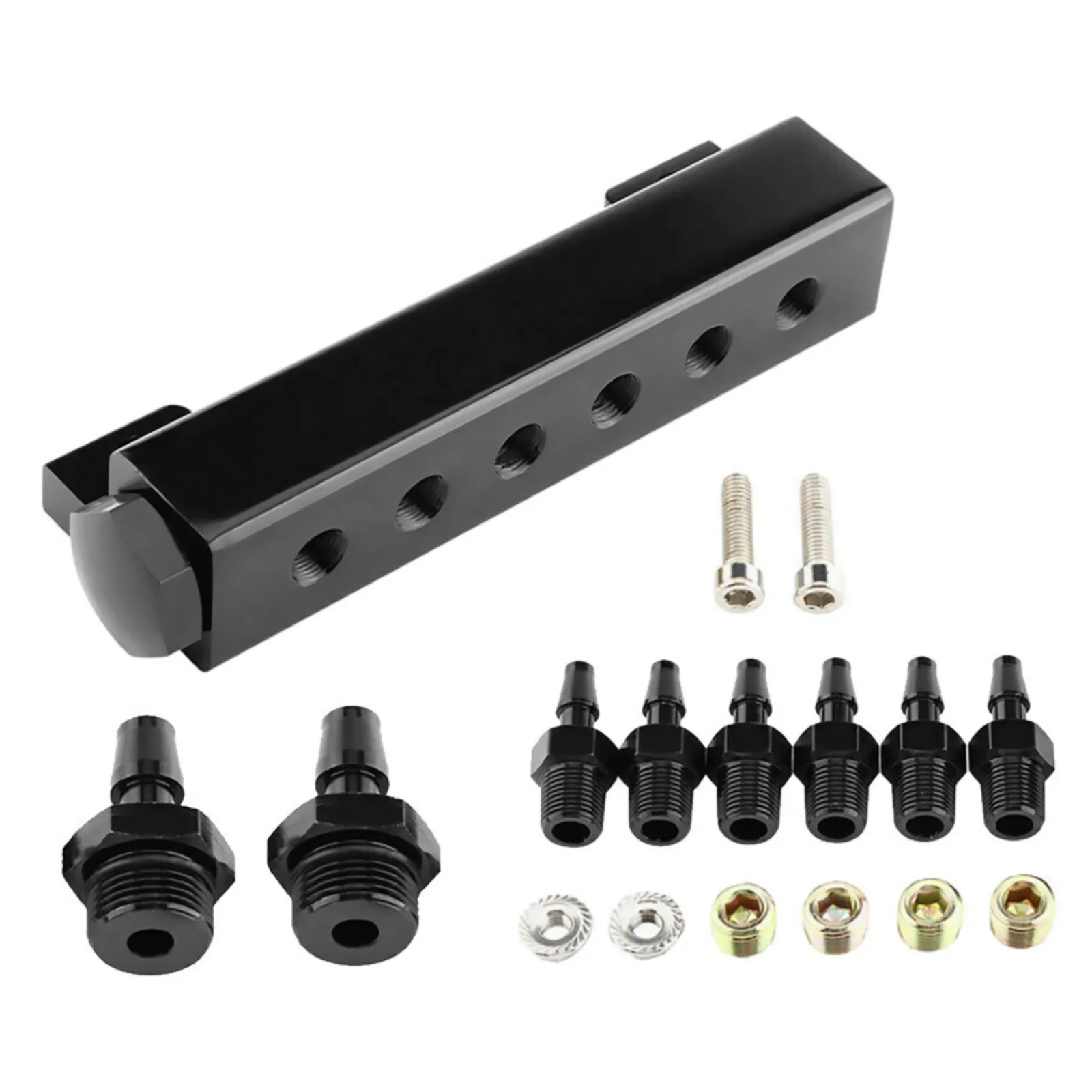 1 8 NPT 6 Port Vacuum Manifold Kits Fit Turbo Wastegate Boost Block