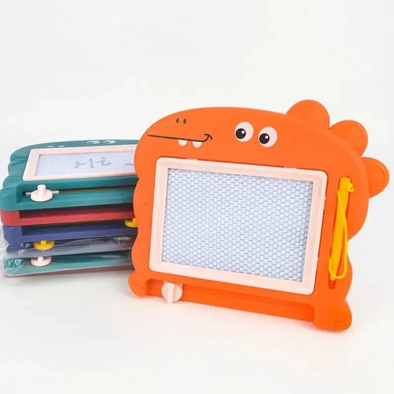 Magnetic Writing Board Children's Cartoon Dinosaur Painting Puzzle Zpaxo