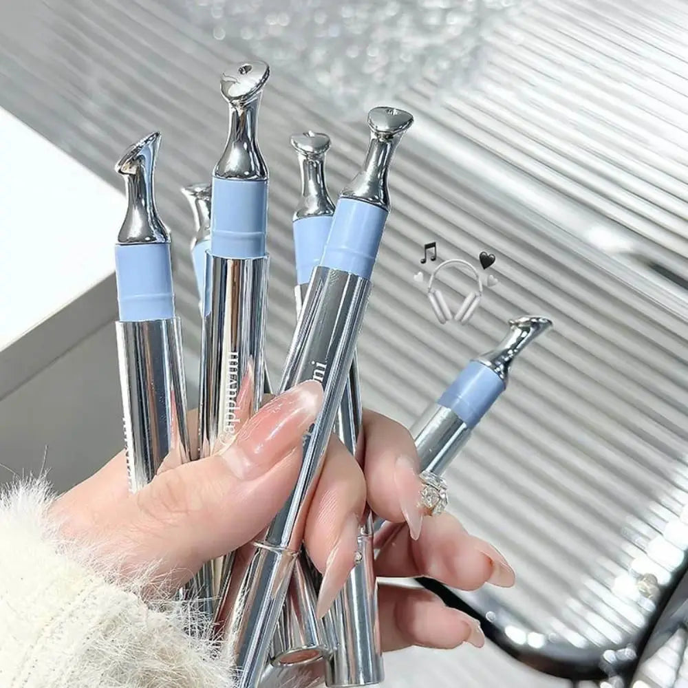 Metal Iron Brush Glossy Lipstick Non-stick Cup Long Lasting Glass Zpaxo