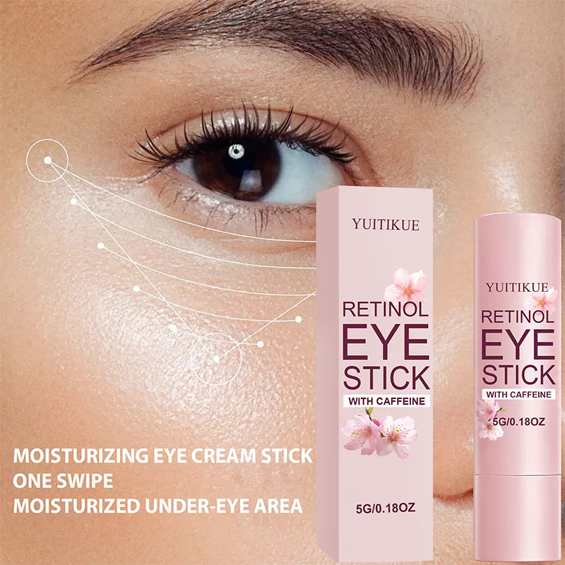 YUITIKUE Retinol Eye Stick with Caffeine – Anti-Aging, All Skin Types Eye Cream Stick Zpaxo