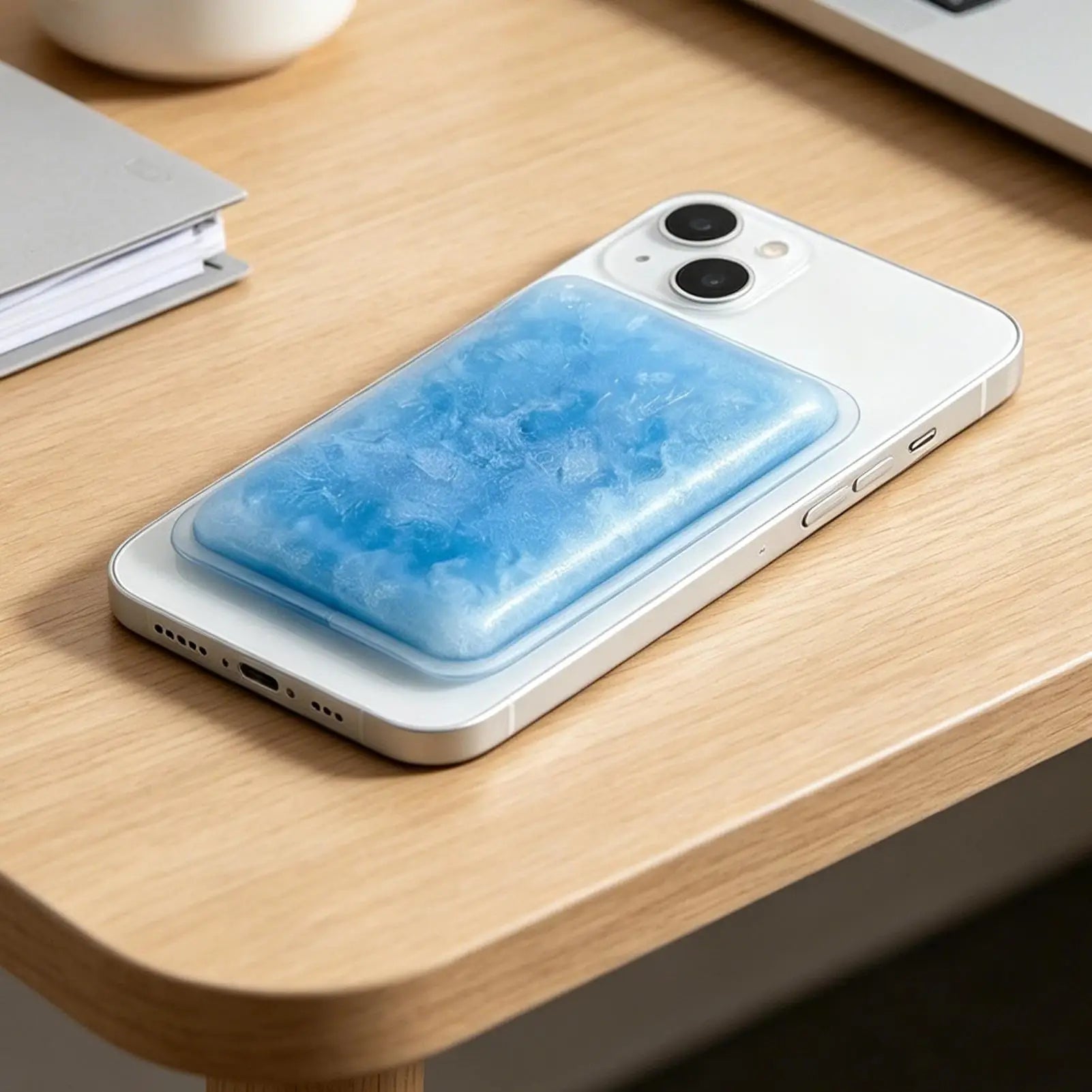 Portable PCM Cooling Pad Cell Phone Reusable Long Lasting Soft