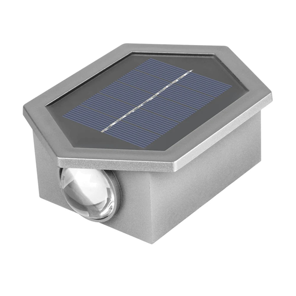 Solar LED Wall Decorative Lamp Plastic House Waterproof Sensory