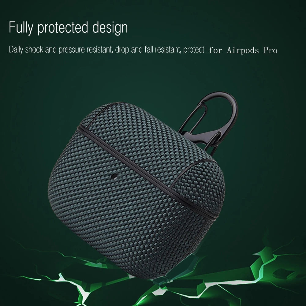 Wireless Earphones Protective Case For Apple AirPods Pro/Pro 2 For AirPods 3 2 1 Textile Cloth Protective Case Anti Fingerprints Zpaxo