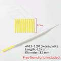 20 2 3 4 Diameter Hair Root Perm Rods Bangs Volumizing Waves Fluffy Zpaxo 3.3mm 30Pcs