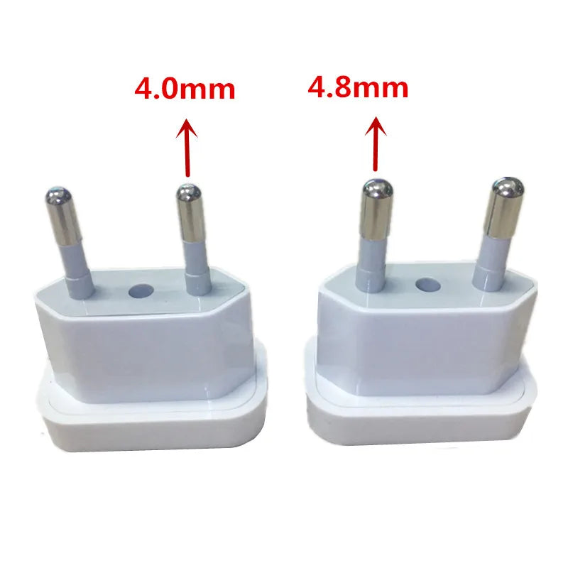 Universal EU Plug Adapter US to EU Plug Adapter CN to EU Travel Adapter Electric KR Euro Plug Converter Power Sockets AC Outlet Zpaxo