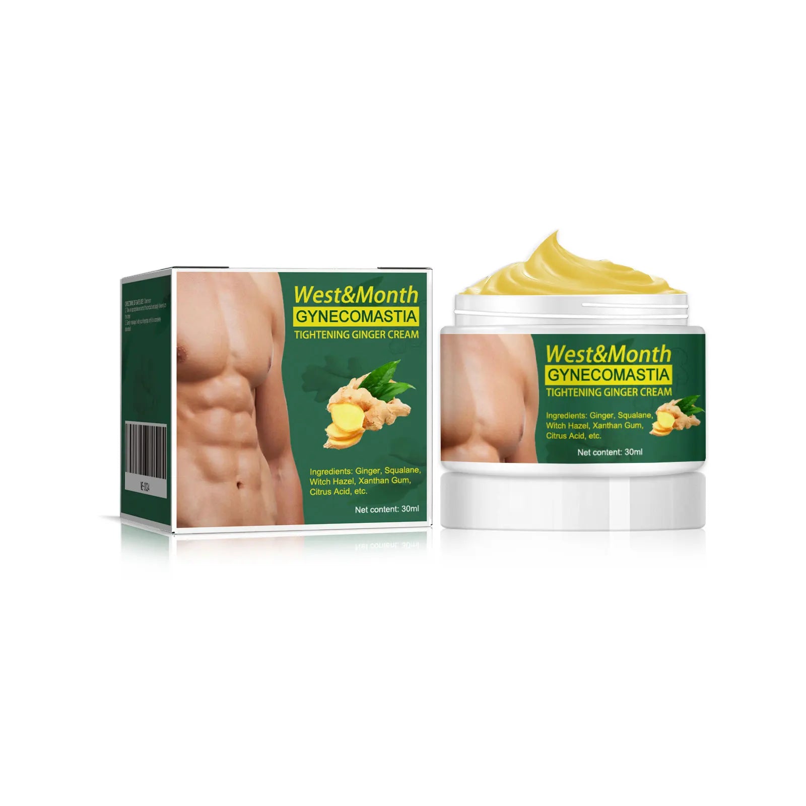 Chest Massage Cream, Gentle & Refreshing Daily Skin Nourishing Cream for Men, Lightweight Non-Greasy Formula Zpaxo 1pc