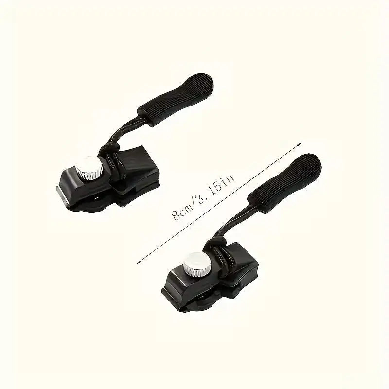 6pcs Zipper Repair Kit with Detachable Pulls & Sliders for Bags, Jackets, Shoes, No-Tools Needed Zpaxo