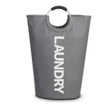 90L Foldable Laundry Basket – Large Waterproof Clothes Hamper Laundry Hamper Zpaxo Light Grey