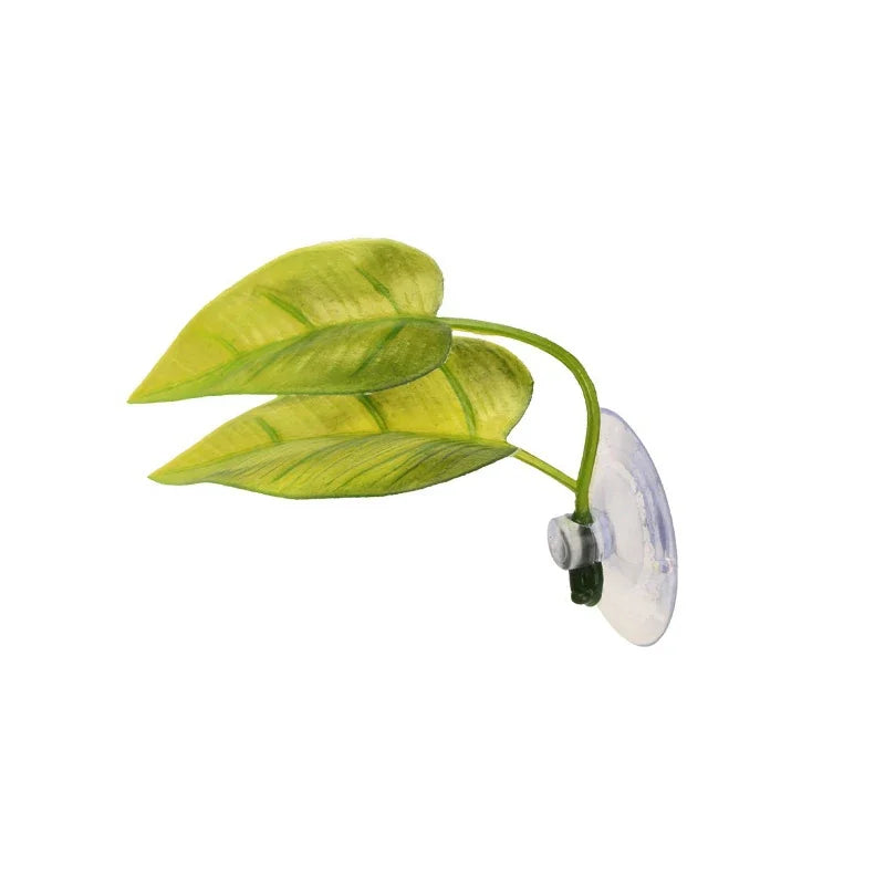 Artificial Aquatic Plant Aquarium Landscaping, Artificial Betta Fish Leaves, Resting Leaves, Spawning Leaves Zpaxo A1