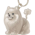 Cartoon Dog Shape Dog Hair Storage Box Transparent DIY Handmade Pet Hair Keychain Keyring Acrylic Puppy Pendants Backpack Zpaxo Style 1