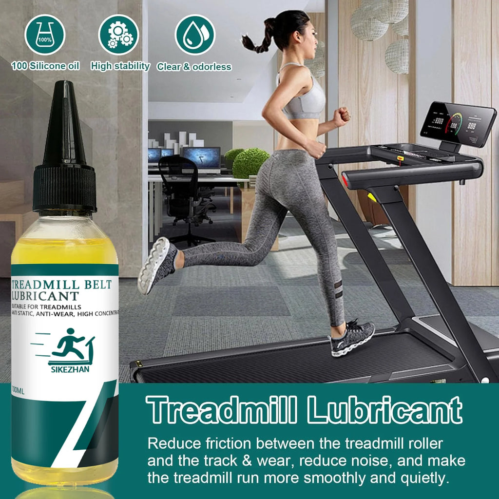 100ml Treadmill Lubricant Oil – Belt Lubricant for Home and Commercial Treadmills, Reduce Friction, Extend Belt and Motor Life Zpaxo