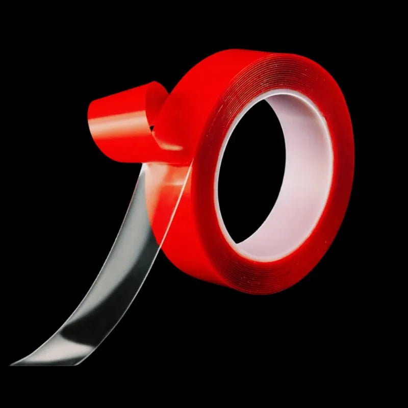 Car Strong Double Sided Adhesive Stickers Tape Nano Transparent Reusable Waterproof Auto Tape Clean Tools Car Protect Sticker Zpaxo