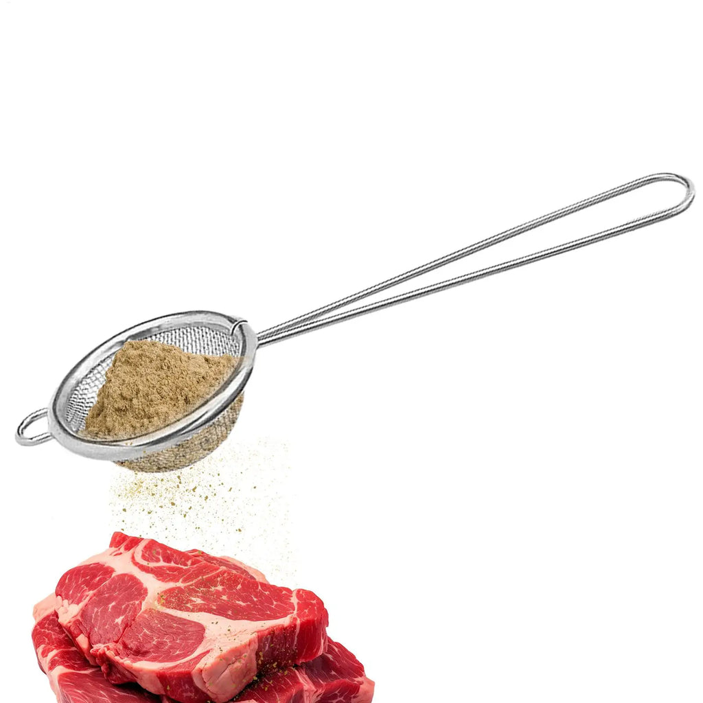 Fine Mesh Strainer – Stainless Steel Matcha & Tea Sifter Fine Mesh Strainer Zpaxo