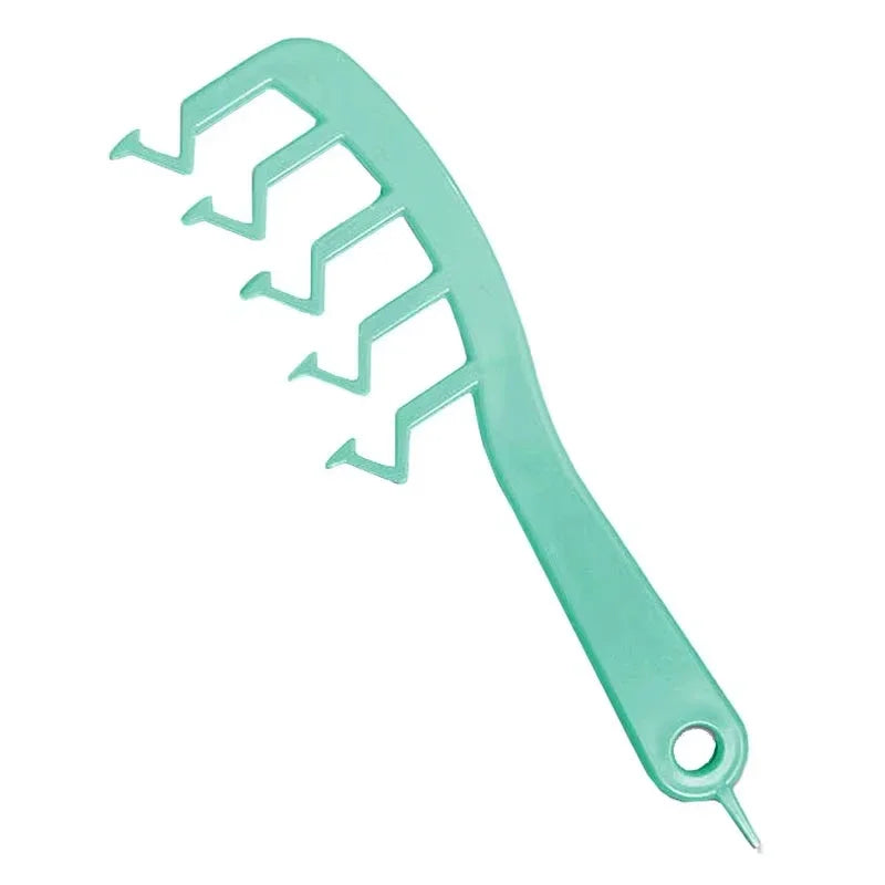 Wood Comb Professional Healthy Paddle Cushion Hair Loss Massage Brush Hairbrush Comb Scalp Hair Care Healthy bamboo comb Zpaxo Green