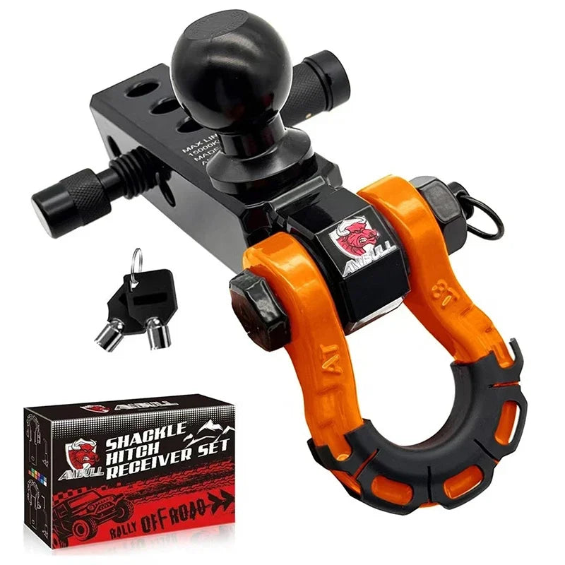 2-Inch Trailer Hitch Ball Mount – 8T RV & Off-Road Towing Arm