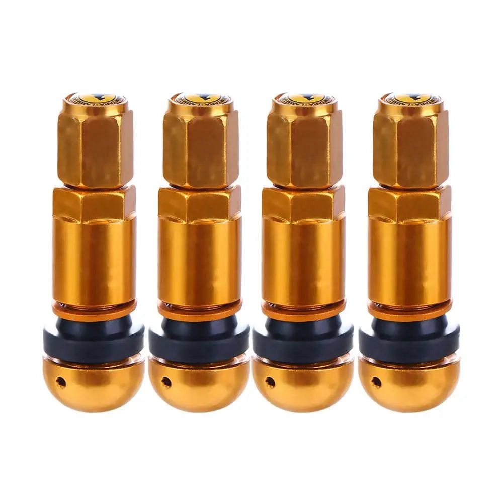 Aluminum Alloy 4Pcs/Set Car Accessories Auto Parts Motorcycle Automobiles Stem Caps Air Valve Car Tyre Valve Wheel Tyre Zpaxo