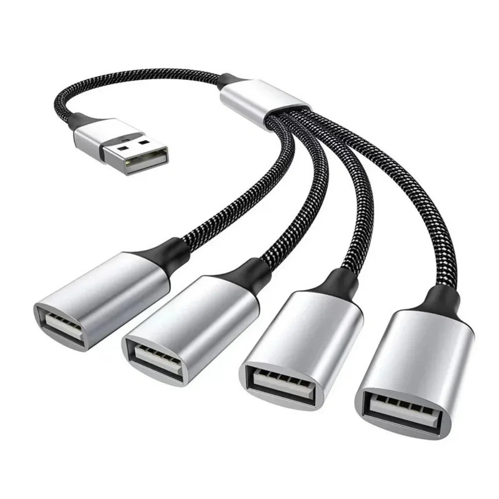 USB-C OTG Hub – 4-Port Type-C to USB Splitter Adapter USB-C Hub Adapter Zpaxo USB 4 Ports