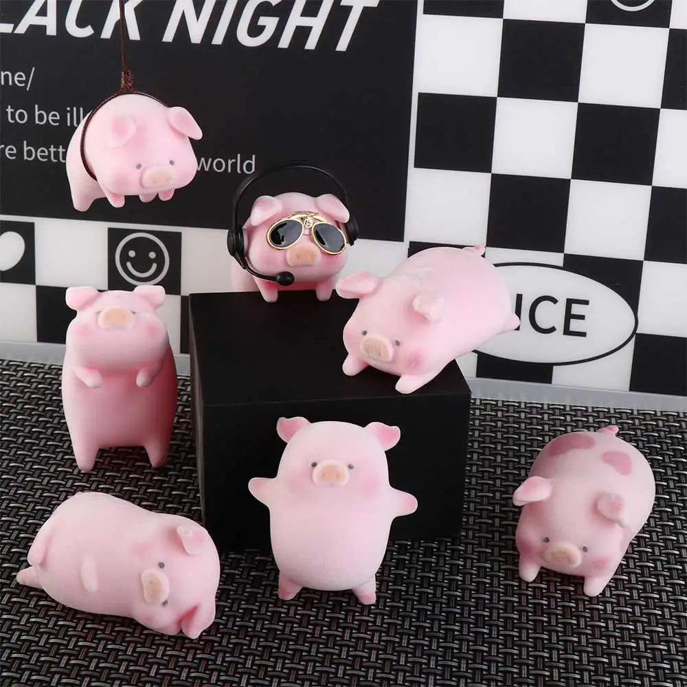Accessories Cute Dashboard Car Decoration Funny Toys Car Pendant Pink Pigger Ornament Pig Car Decoration Lucky Piggy Hanging Zpaxo