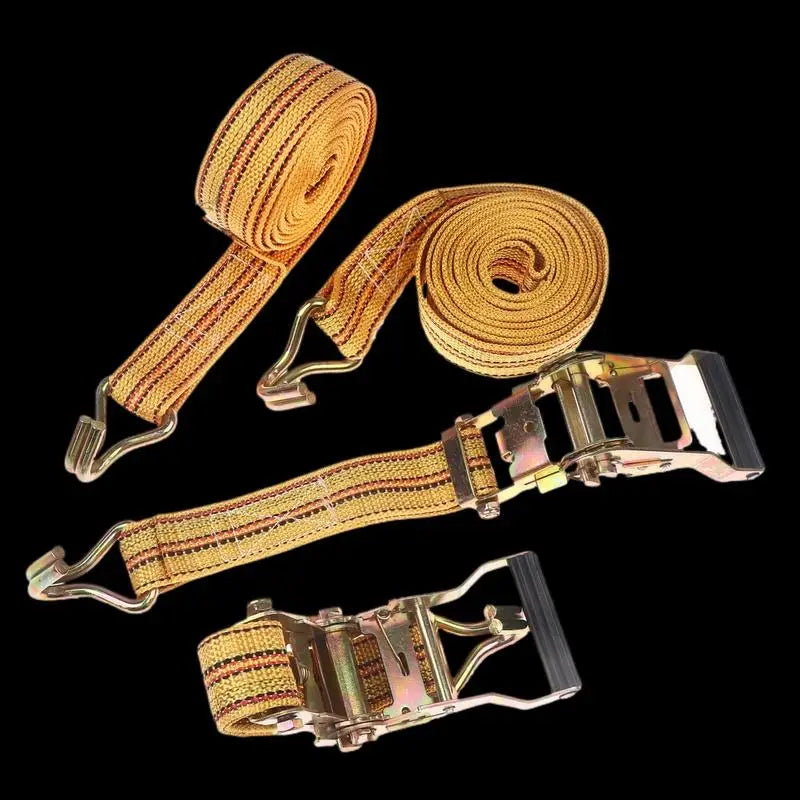 Double Hook Ratchet Straps 2/3/4/6m – Truck Cargo Tie-Down Ratchet Cargo Straps Zpaxo