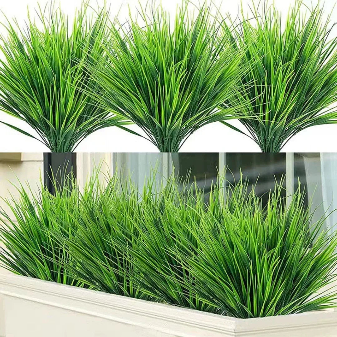 35cm Artificial Spring Grass Bundles – Faux Green Plant Decor Artificial Plant Decor Zpaxo