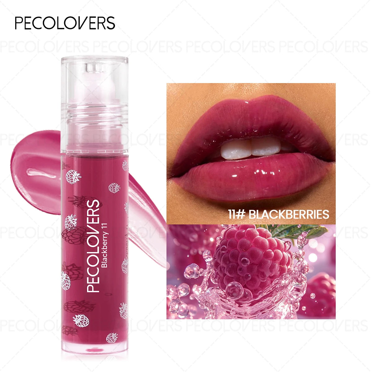Moisturizing Lip Oil Jelly Strawberry Tinted Capsule Liquid Lip Blam Waterproof Transparent Color Lip Oil Zpaxo 11