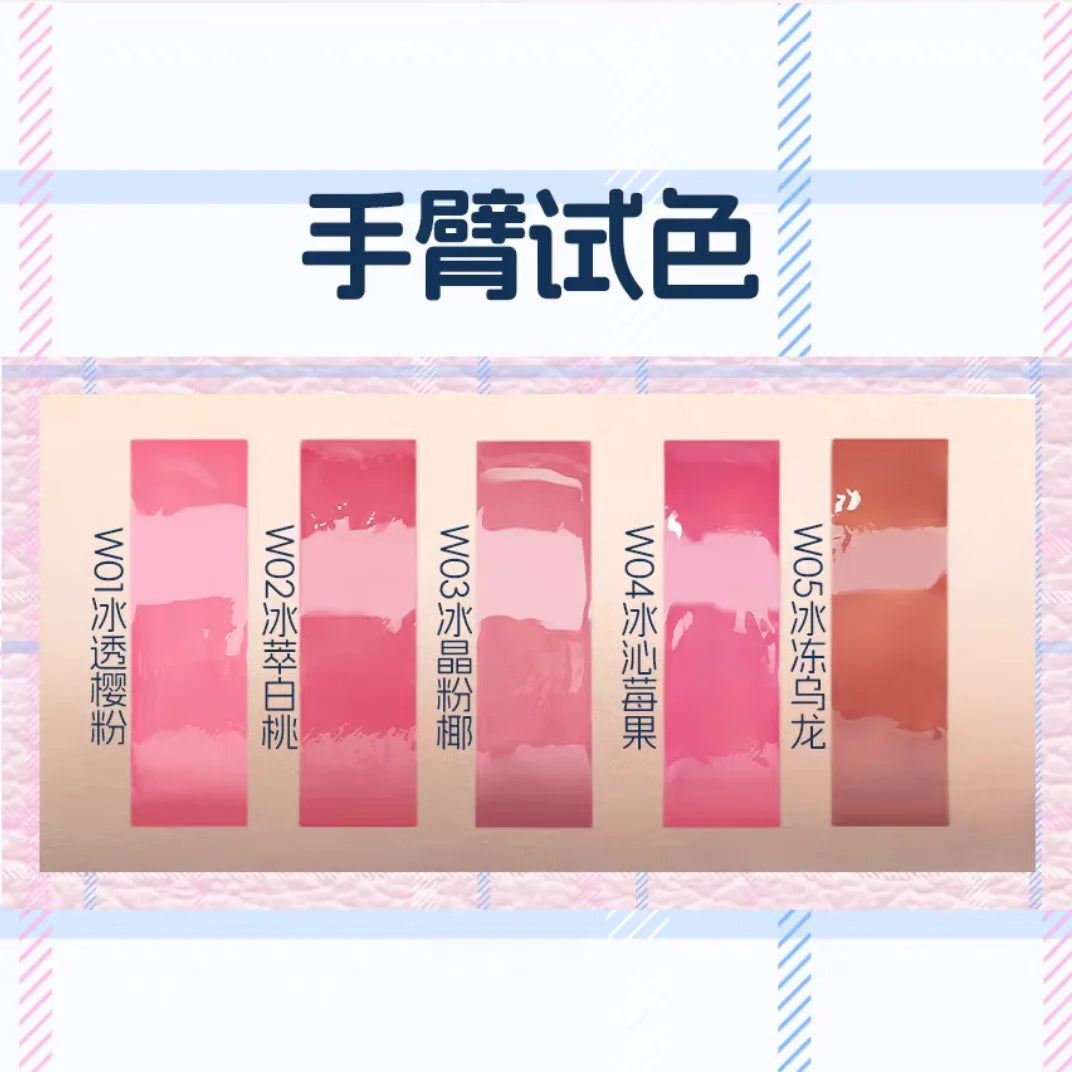 New VEECCI Lip Glaze Soft Tube Watery Bare Tint Lip Balm 9g Lip Color moisturizing Lipstick Authentic Makeup Original Zpaxo