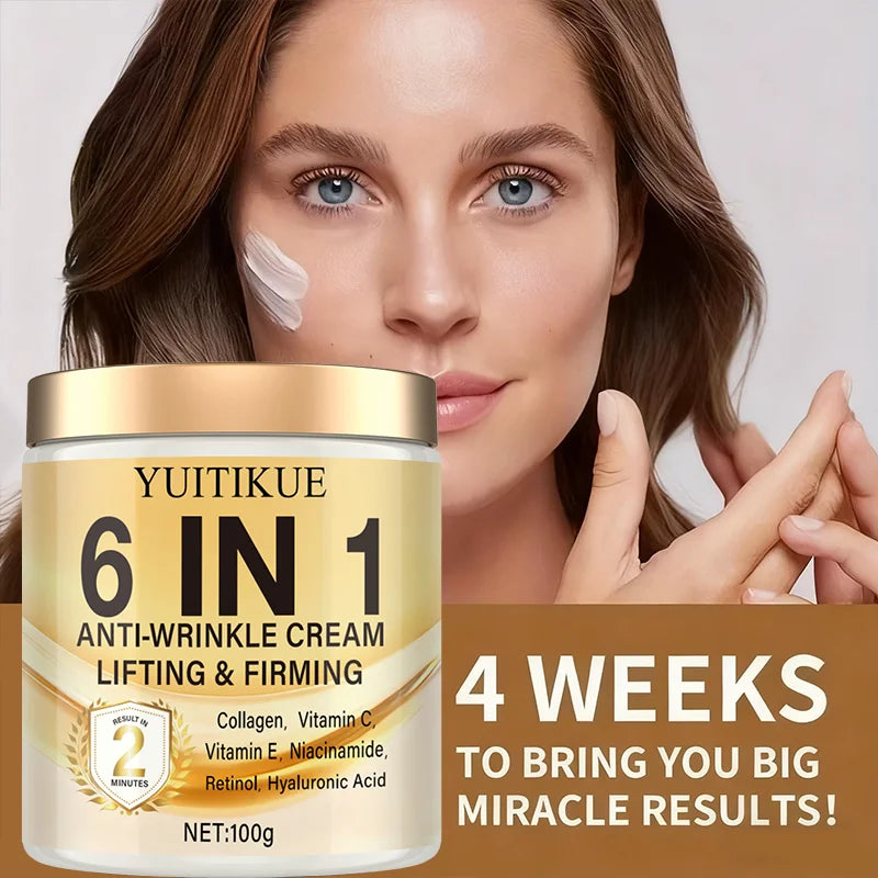 YUITIKUE 2 Min Lift Cream – Retinol & Collagen Anti-Wrinkle Anti-Aging Face Cream Zpaxo