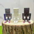 Pixel Skull Statue: 1pc/3pcs Plastic Desk/Ornament for Halloween & Gift, Car/Home Decor Zpaxo 2pcs White and black