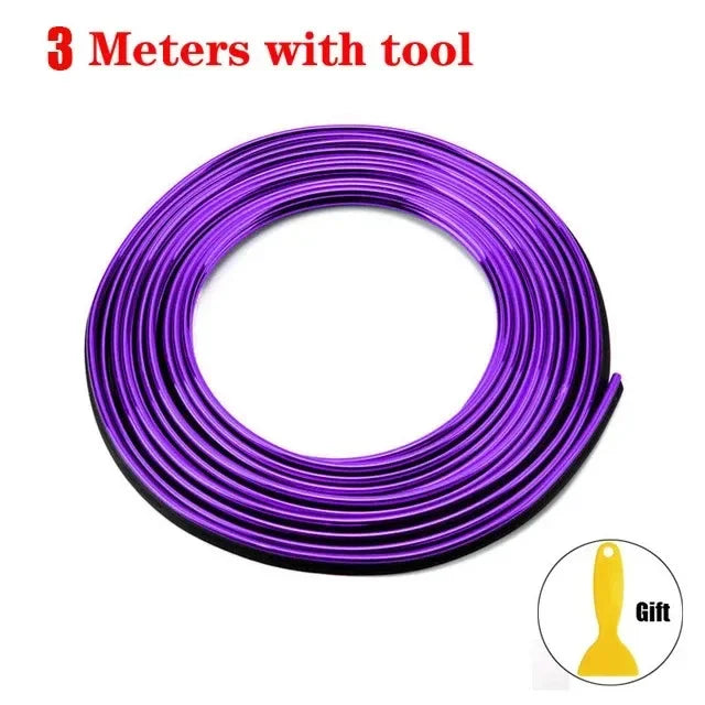 Universal Car Interior Trim Strip – Flexible Gap Filler Molding