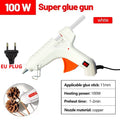 100W Electric Hot Melt Glue Gun DIY Mini for Household Industrial Use 11mm Glue Stick US Plug Repair Tool Zpaxo 100w EU plug