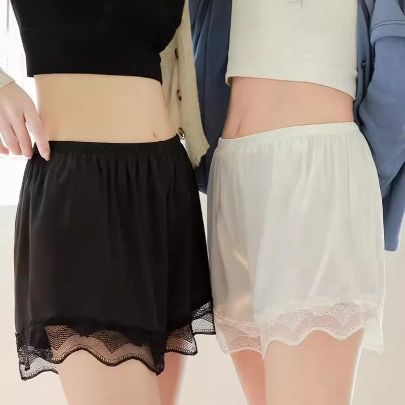 Women's Trim Anti-exposure Shorts Non-rolling Ultra-thin Summer Sleep