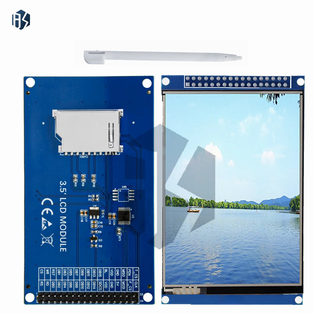 320x480 SPI TFT Serial Port Module 5V 3 3V PCB Adapter ST7796S Zpaxo