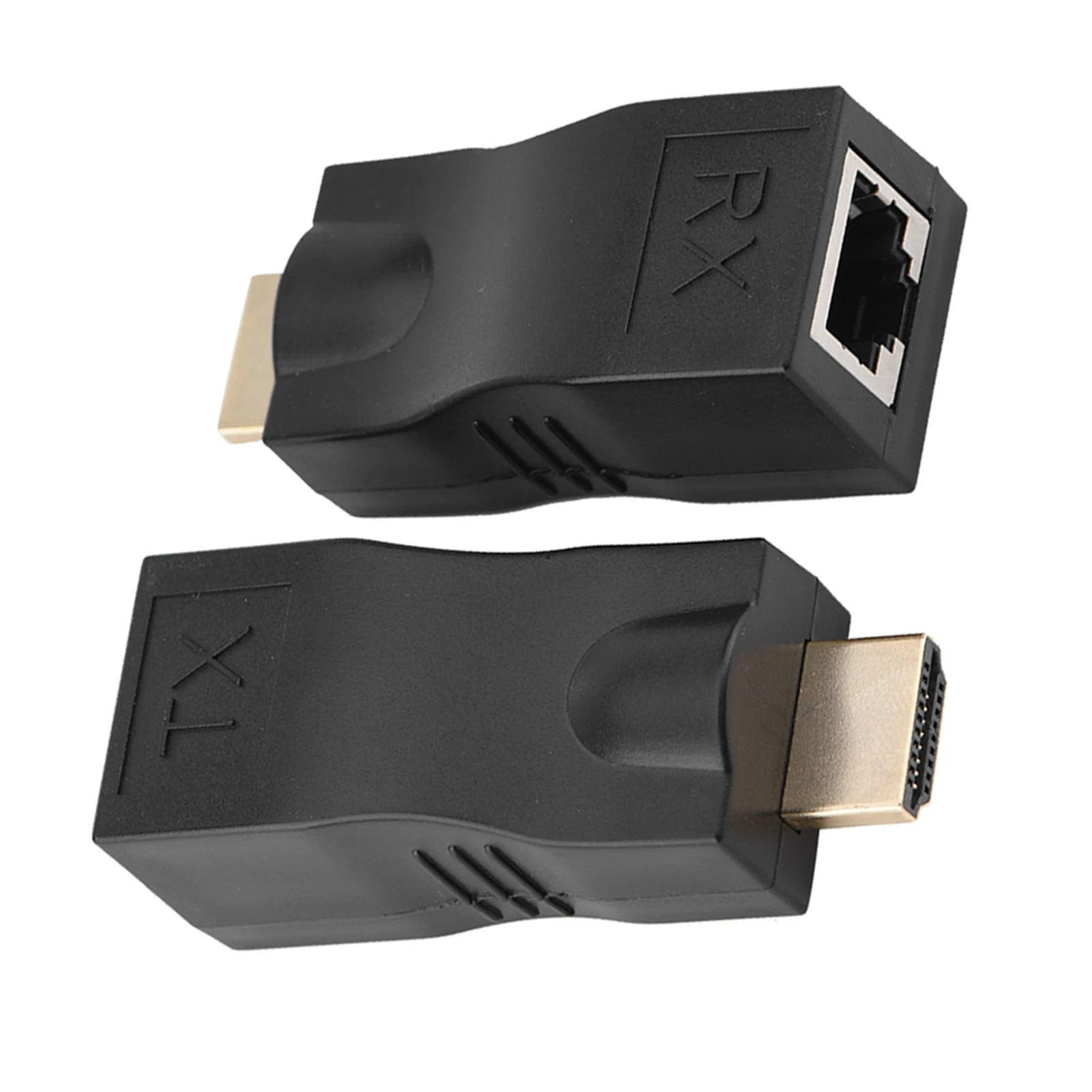 Single Cable Extender 2x HDMI 30m RJ45 Network Converter Repeater