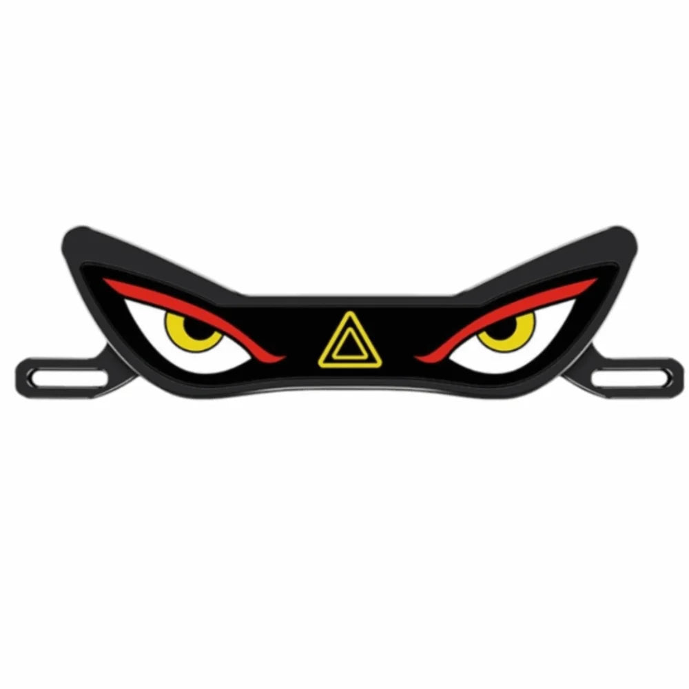LED Lamp Demon Eye License Plate Light Waterproof Bright Motorcycle Zpaxo Style-B